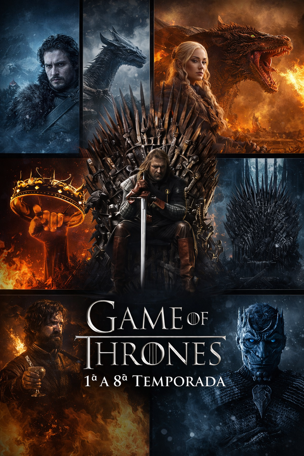 Game of Thrones 1ª a 8ª Temporada Completa (2011-2019)